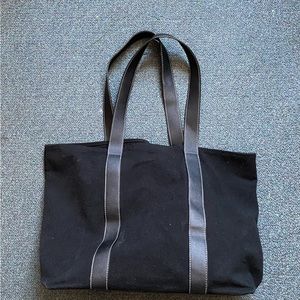 Black tote bag